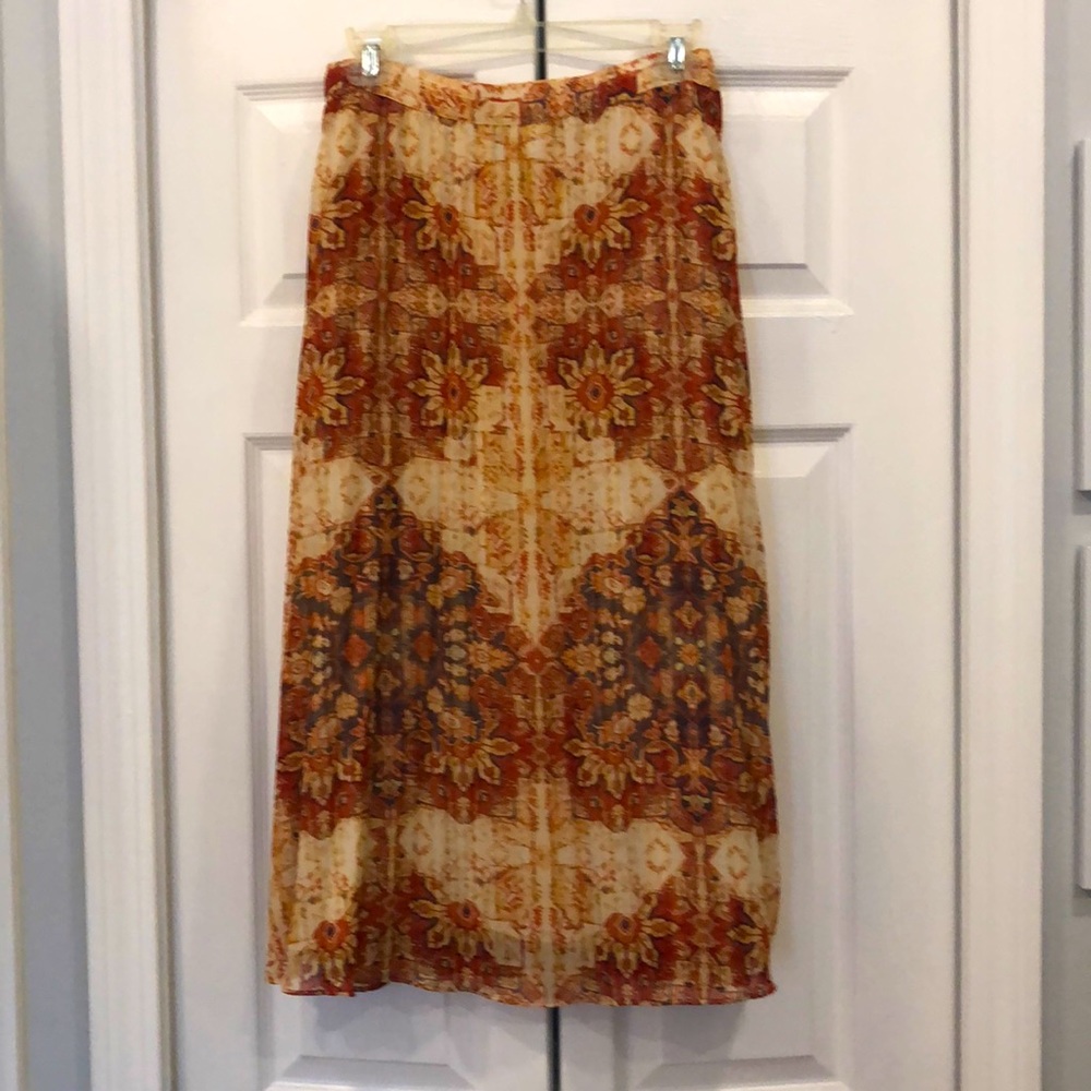 Anthropologie Midi Boho Skirt